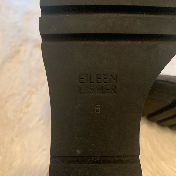 Eileen Fisher Shoes Casey Zip Front Back Wedge Bootie - Picture 3 of 3